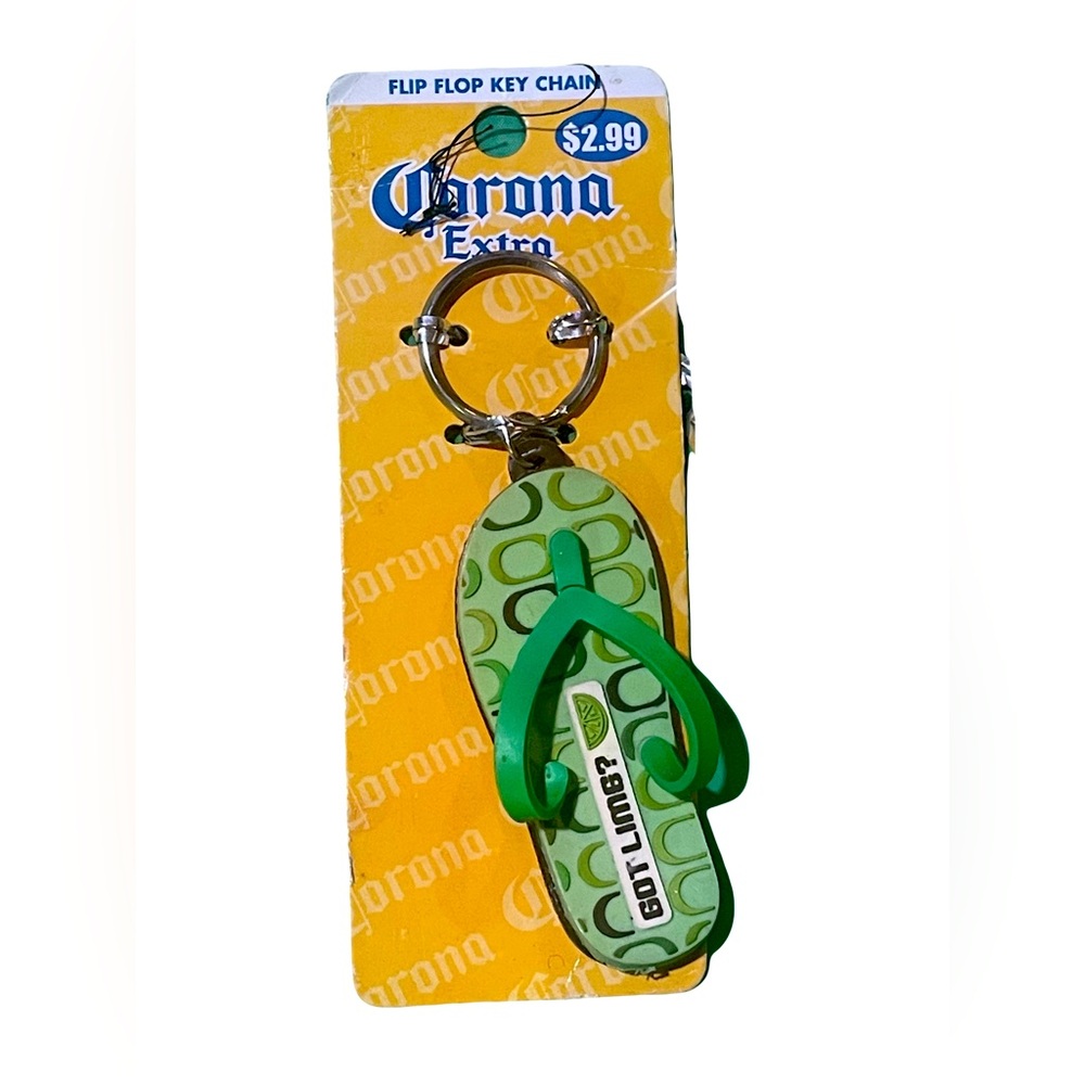 Corona Green Key & Card Holder Flip Flop Accessory